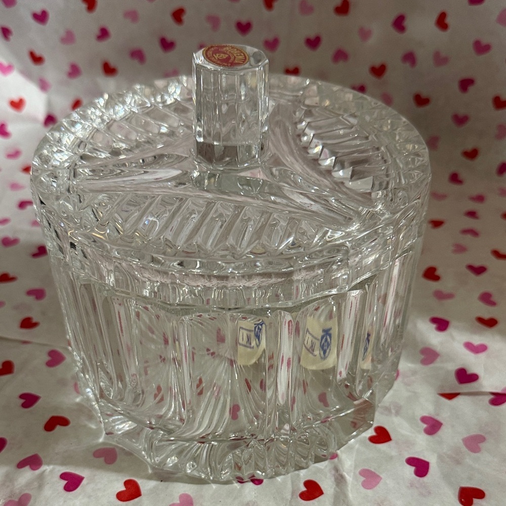 Vintage Lucia Crystal Candy Dish with Lid​